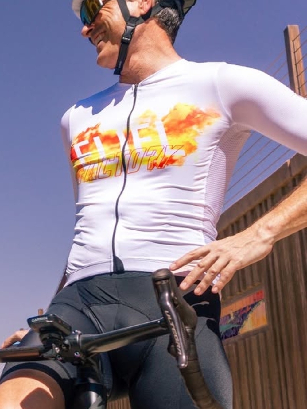 Eliel Men's Color Block Cycling Jersey Size Medium